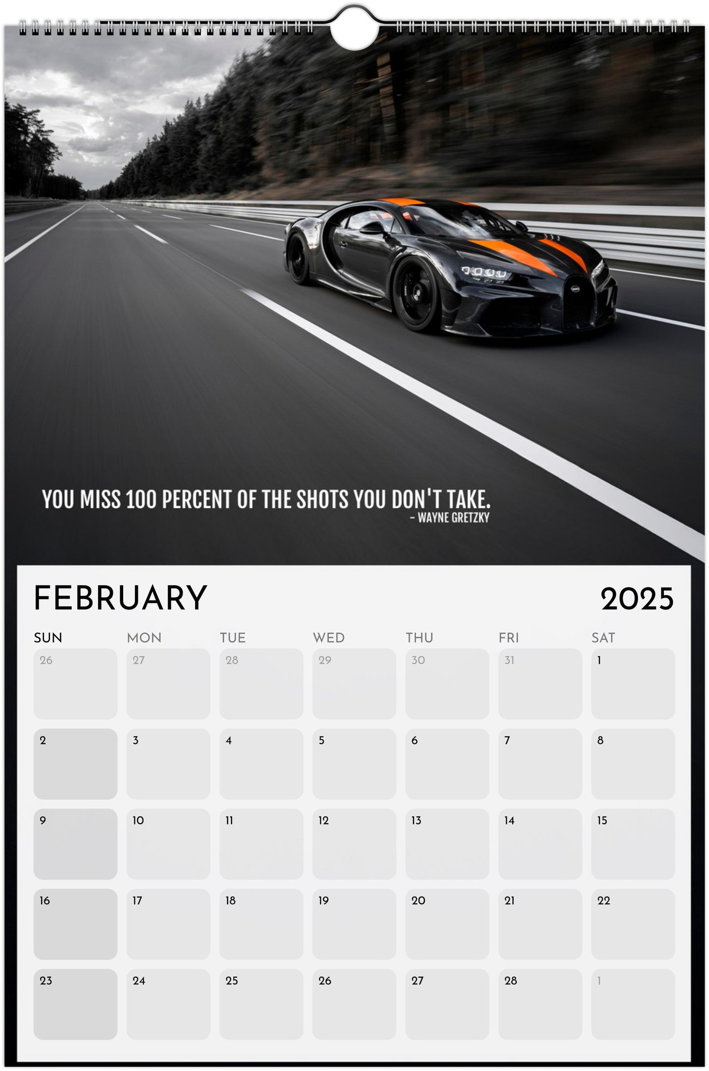 2025 Exotic Car Calendar