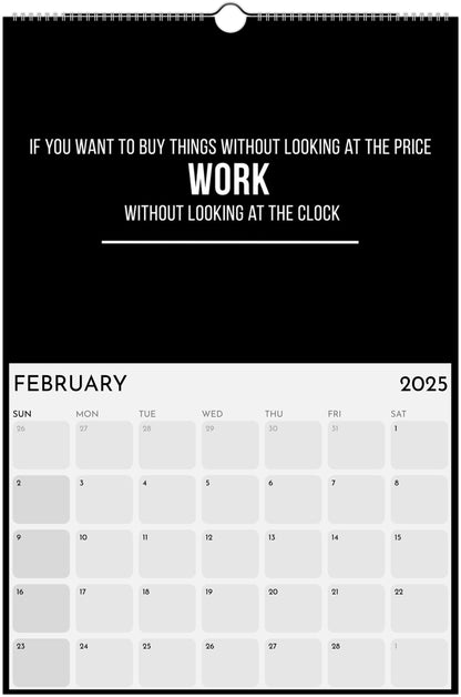 2025 Motivational Quotes Calendar