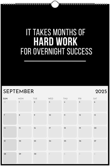 2025 Motivational Quotes Calendar